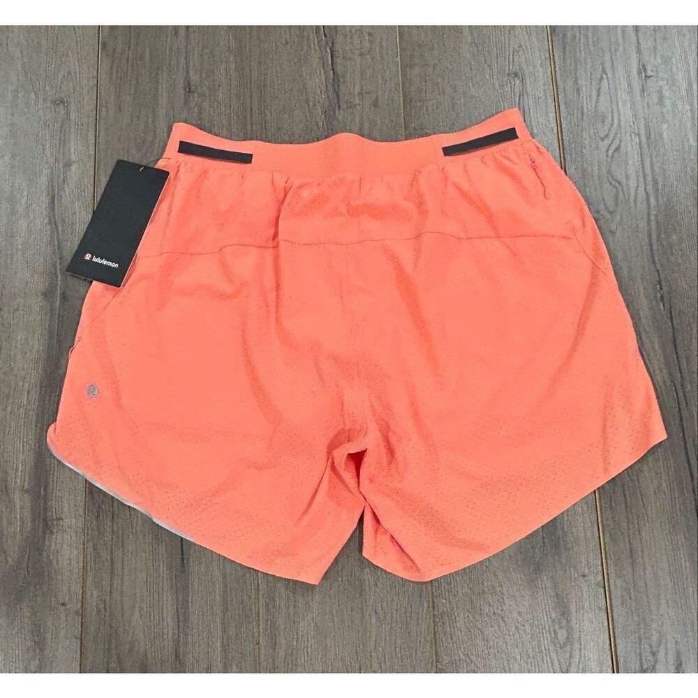 Lululemon Fast free short 6” Linead Sz LARGE